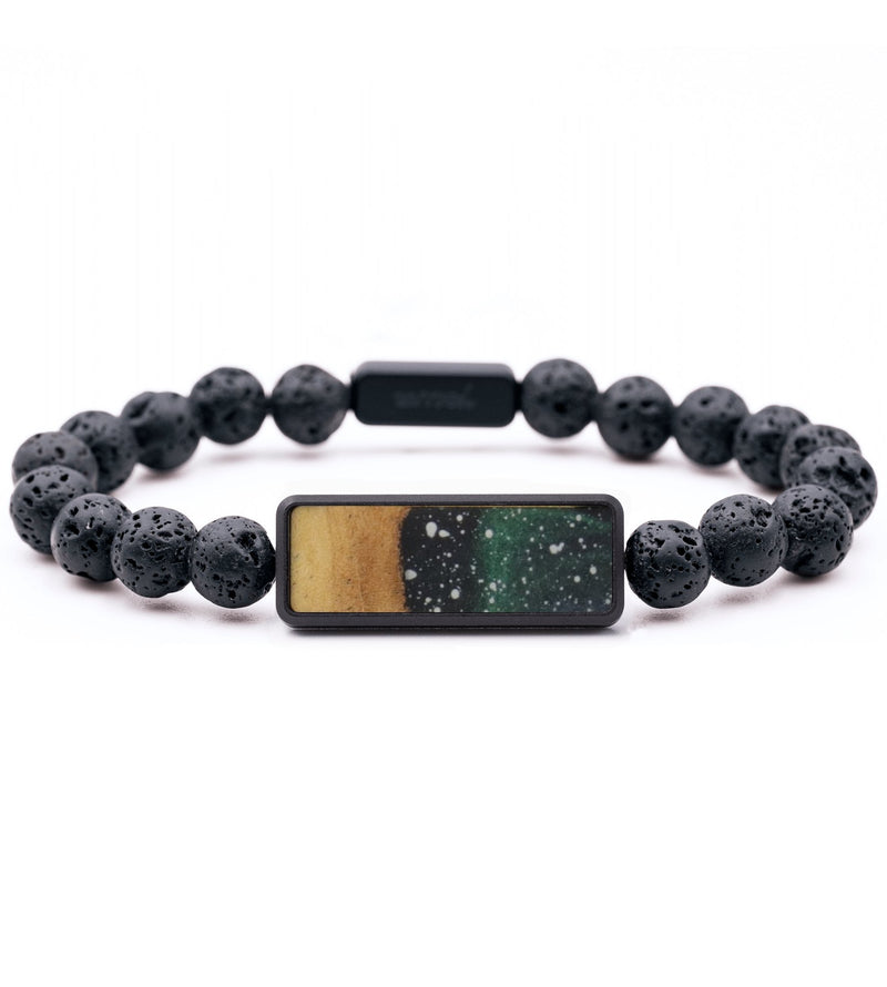 Lava Bead Wood Bracelet - Lance (Cosmos, 815956)