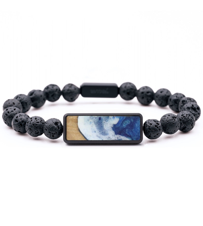 Lava Bead Wood Bracelet - Camden (Coastal, 815980)