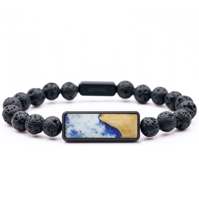 Lava Bead Wood Bracelet - Luella (Coastal, 816000)