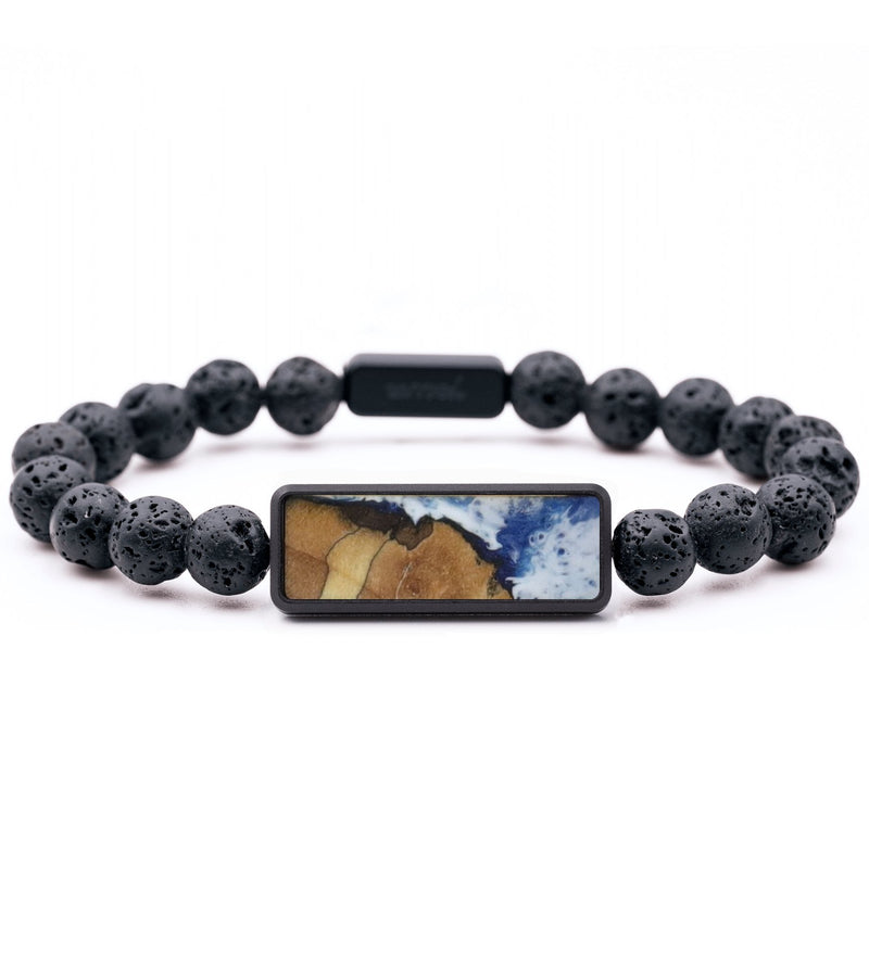 Lava Bead Wood Bracelet - Tiffany (Coastal, 816003)