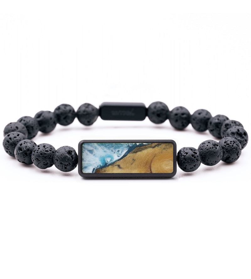 Lava Bead Wood Bracelet - Justin (Coastal, 816005)