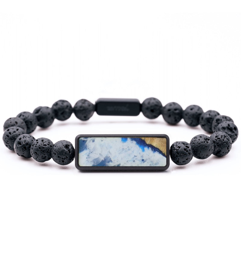 Lava Bead Wood Bracelet - Marquis (Coastal, 816006)