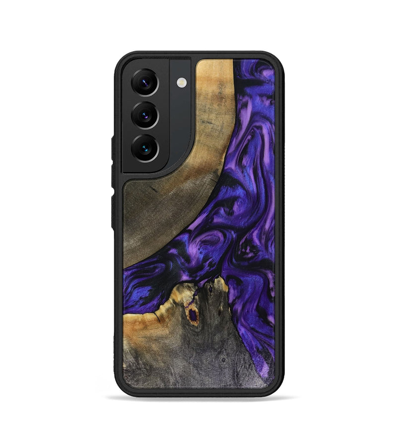 Galaxy S22 Wood Phone Case - Denisse (Purple, 816055)