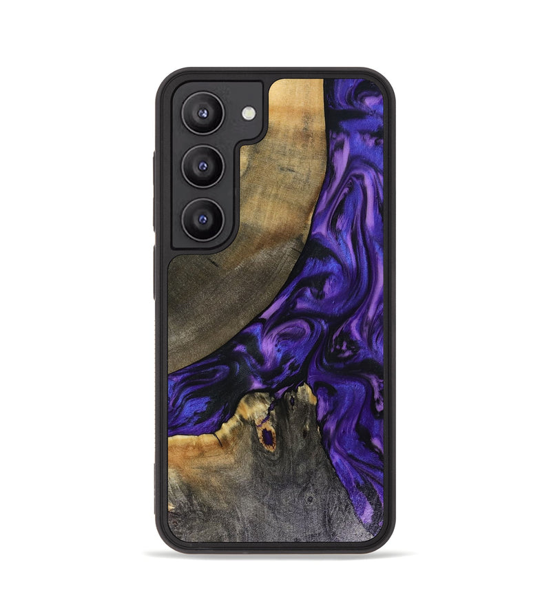Galaxy S23 Wood Phone Case - Denisse (Purple, 816055)
