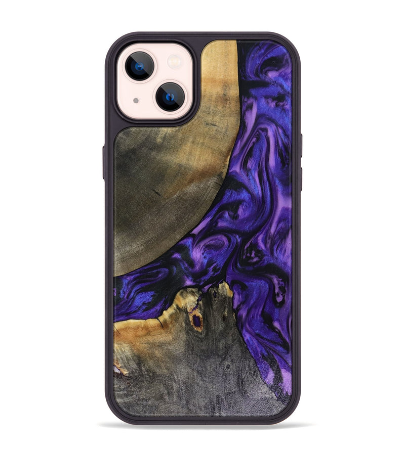 iPhone 14 Plus Wood Phone Case - Denisse (Purple, 816055)