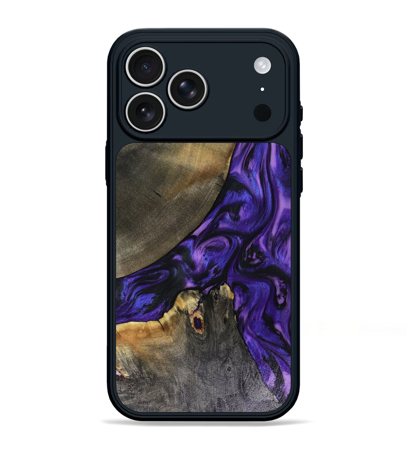 iPhone 17 Pro Max Wood Phone Case - Denisse (Purple, 816055)