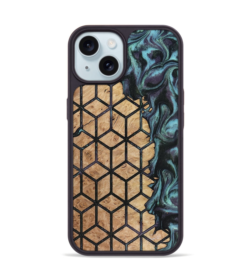 iPhone 15 Wood Phone Case - Eiden (Pattern, 816064)