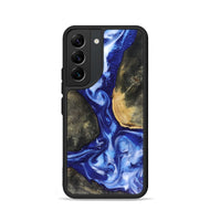 Galaxy S22 Wood Phone Case - Mettie (Blue, 816065)