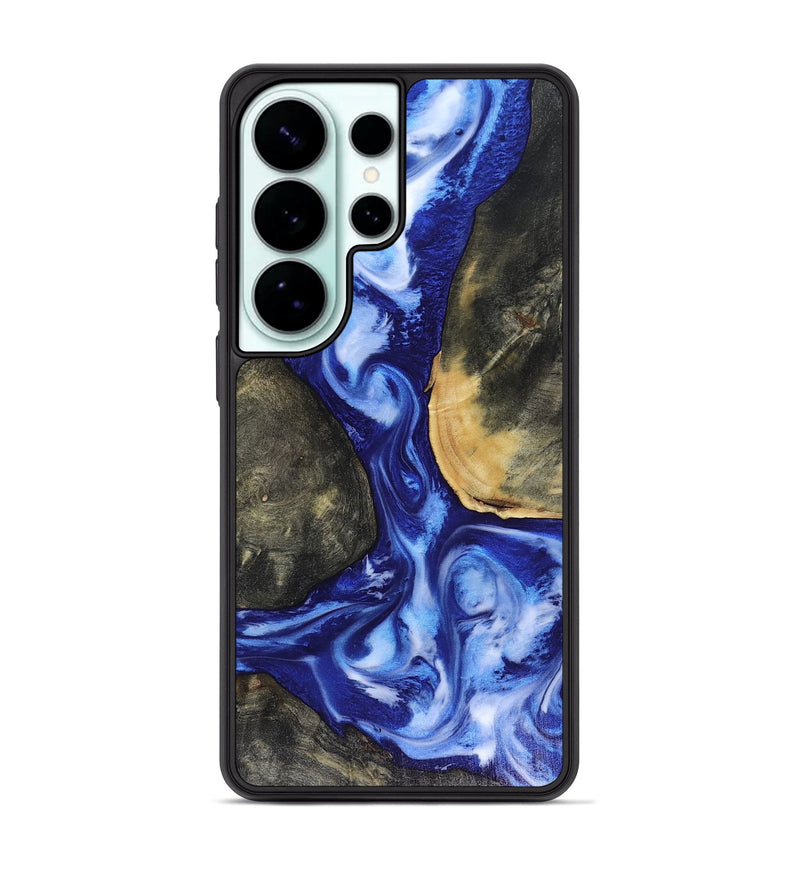 Galaxy S26 Ultra Wood Phone Case - Mettie (Blue, 816065)