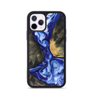 iPhone 11 Pro Wood Phone Case - Mettie (Blue, 816065)