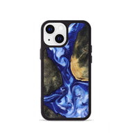 iPhone 13 mini Wood Phone Case - Mettie (Blue, 816065)