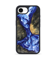 iPhone 16e Wood Phone Case - Mettie (Blue, 816065)