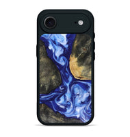 iPhone 17 Air Wood Phone Case - Mettie (Blue, 816065)