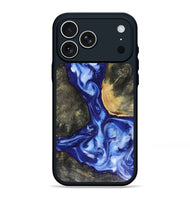 iPhone 17 Pro Max Wood Phone Case - Mettie (Blue, 816065)