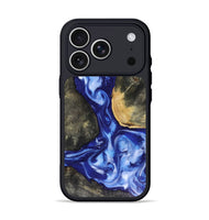 iPhone 17 Pro Wood Phone Case - Mettie (Blue, 816065)