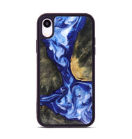 iPhone Xr Wood Phone Case - Mettie (Blue, 816065)