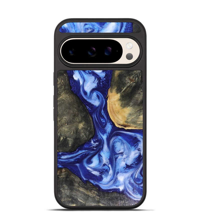 Pixel 10 Wood Phone Case - Mettie (Blue, 816065)