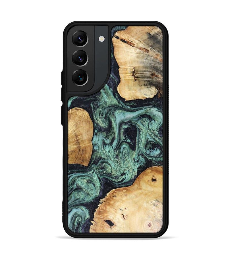 Galaxy S22 Plus Wood Phone Case - Mellisa (Green, 816069)