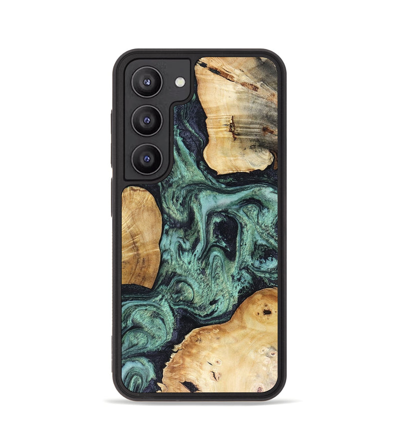 Galaxy S23 Wood Phone Case - Mellisa (Green, 816069)