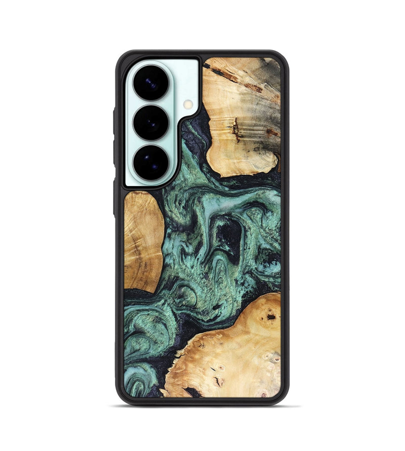 Galaxy S26 Wood Phone Case - Mellisa (Green, 816069)