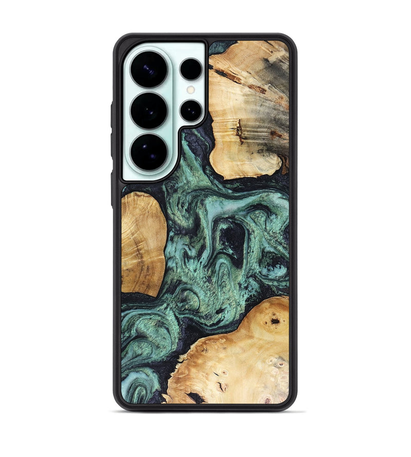 Galaxy S26 Ultra Wood Phone Case - Mellisa (Green, 816069)