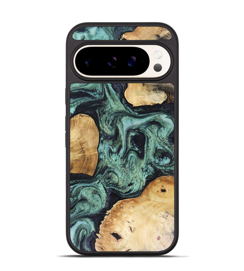 Pixel 9 Wood Phone Case - Mellisa (Green, 816069)