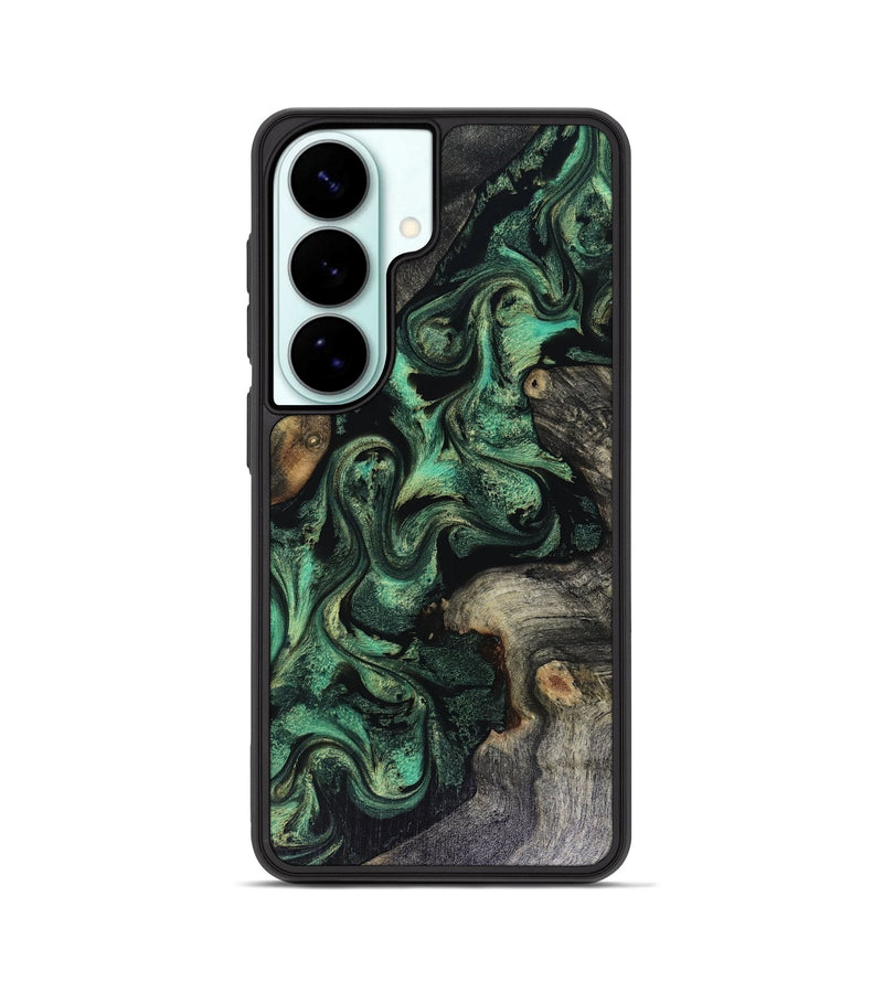 Galaxy S26 Wood Phone Case - Abraham (Green, 816070)