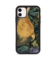 iPhone 11 Wood Phone Case - Karsyn (Green, 816071)