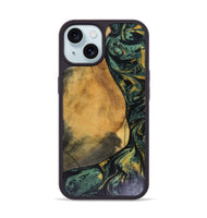 iPhone 15 Wood Phone Case - Karsyn (Green, 816071)