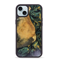 iPhone 15 Plus Wood Phone Case - Karsyn (Green, 816071)