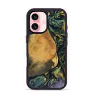 iPhone 16 Wood Phone Case - Karsyn (Green, 816071)
