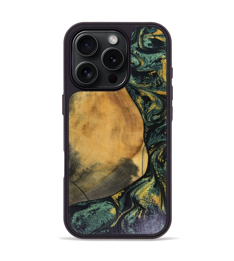 iPhone 16 Pro Wood Phone Case - Karsyn (Green, 816071)