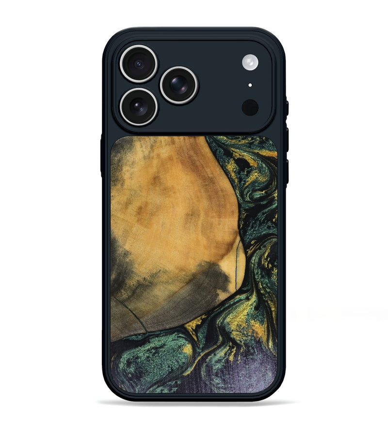 iPhone 17 Pro Max Wood Phone Case - Karsyn (Green, 816071)