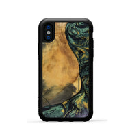 iPhone Xs Wood Phone Case - Karsyn (Green, 816071)