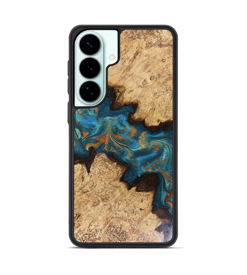 Galaxy S26 Plus Wood Phone Case - Siobhan (Teal & Gold, 816072)