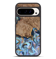 Pixel 9 Pro XL Wood Phone Case - Tanesha (Teal & Gold, 816073)