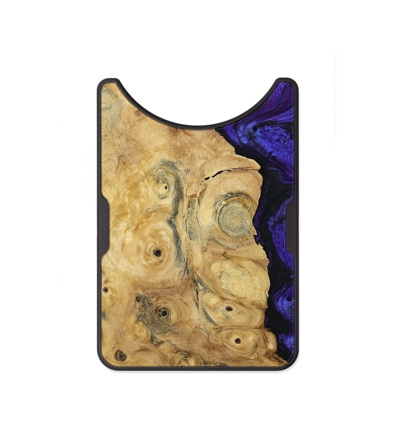 Alloy Wood Wallet - Adriane (Purple, 816080)