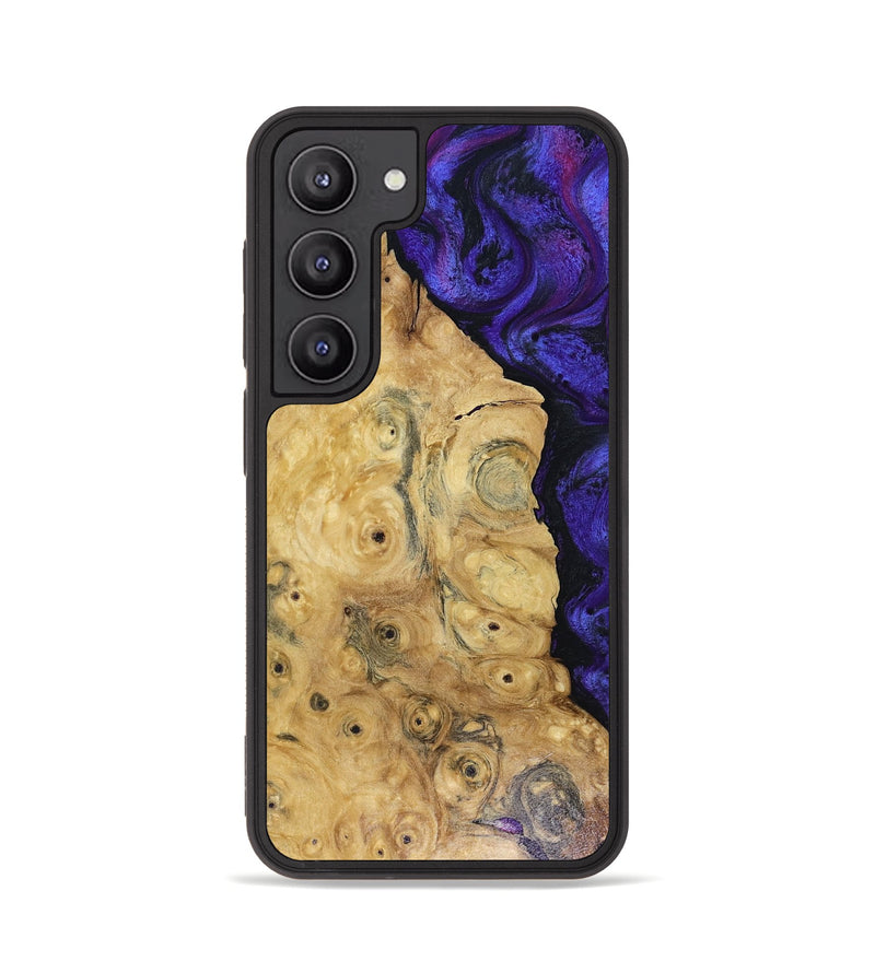 Galaxy S23 Wood Phone Case - Adriane (Purple, 816080)
