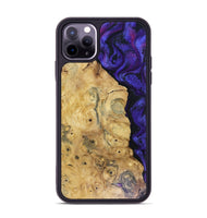 iPhone 11 Pro Max Wood Phone Case - Adriane (Purple, 816080)