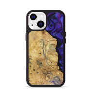 iPhone 13 Wood Phone Case - Adriane (Purple, 816080)