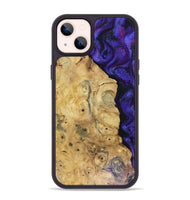 iPhone 14 Plus Wood Phone Case - Adriane (Purple, 816080)