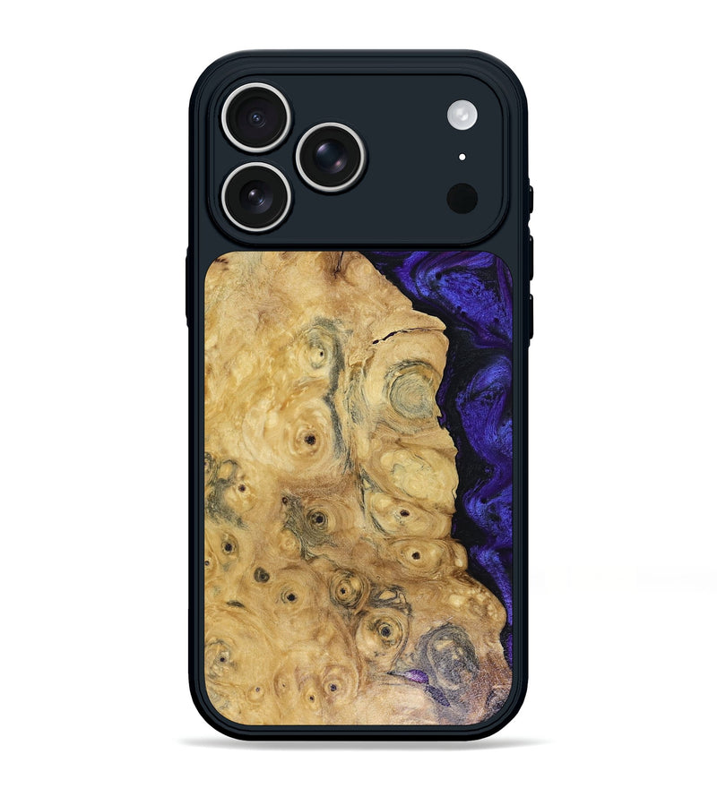 iPhone 17 Pro Max Wood Phone Case - Adriane (Purple, 816080)