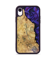 iPhone Xr Wood Phone Case - Adriane (Purple, 816080)