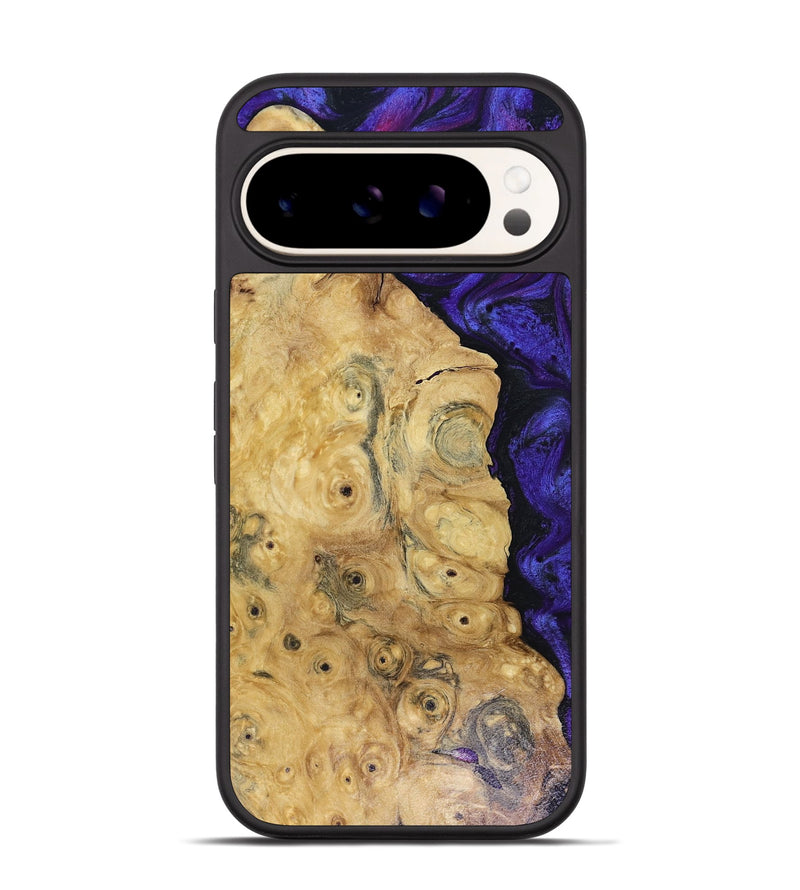 Pixel 9 Wood Phone Case - Adriane (Purple, 816080)
