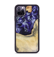 iPhone 11 Pro Max Wood Phone Case - Romina (Purple, 816081)