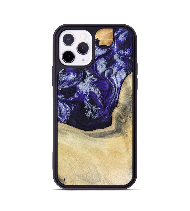 iPhone 11 Pro Wood Phone Case - Romina (Purple, 816081)
