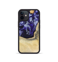 iPhone 12 mini Wood Phone Case - Romina (Purple, 816081)