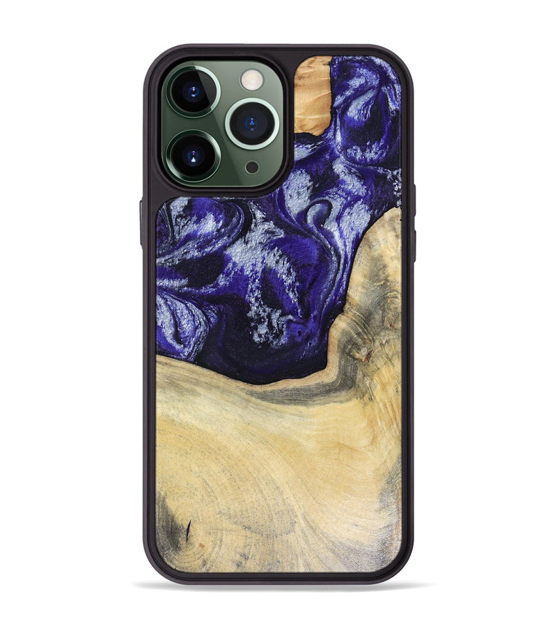 iPhone 13 Pro Max Wood Phone Case - Romina (Purple, 816081)