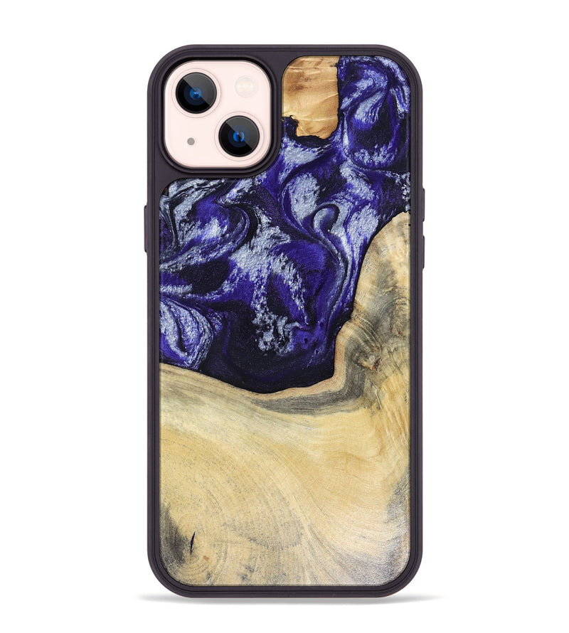 iPhone 14 Plus Wood Phone Case - Romina (Purple, 816081)