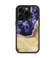 iPhone 15 Pro Wood Phone Case - Romina (Purple, 816081)